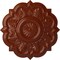 Ekena Millwork Deria Ceiling Medallion (Fits Canopies up to 6"), Hand-Painted Firebrick, 20 1/4"OD x 1 1/2"P CM20DRFIF - alternate 1
